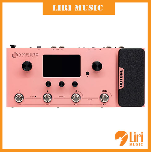 Fuzz Guitar Hotone Ampero MP-100 (Pink) - LiRi Music