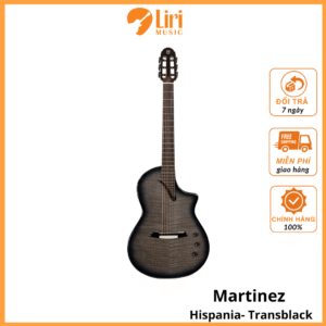 Đàn Guitar Silent Classic Martinez Hispania- Transblack