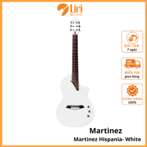 Đàn Guitar Silent Classic Martinez Hispania- White