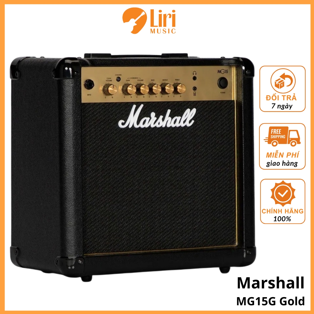Amplifier Guitar Marshall MG15G Gold