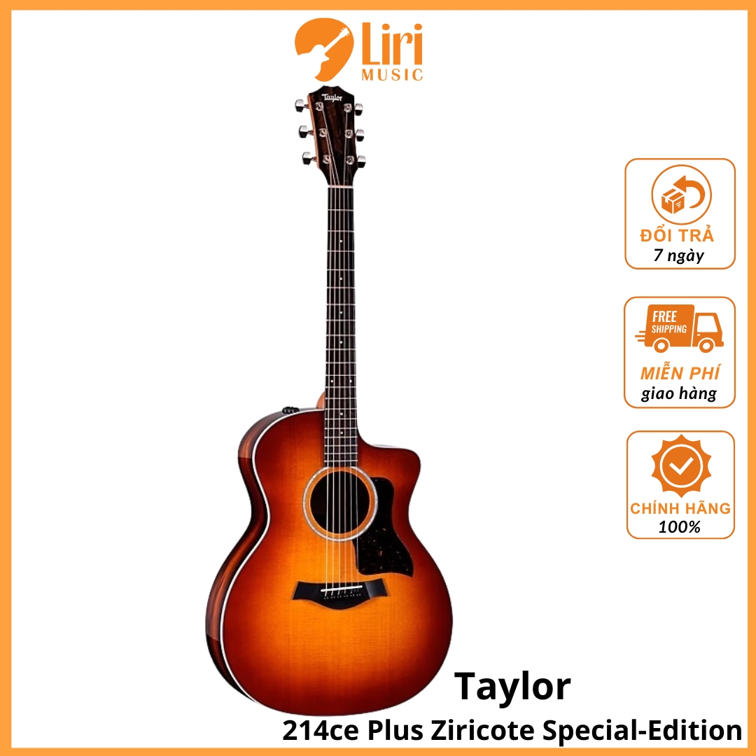Đàn Guitar Acoustic Taylor 214ce Plus Ziricote Special-Edition