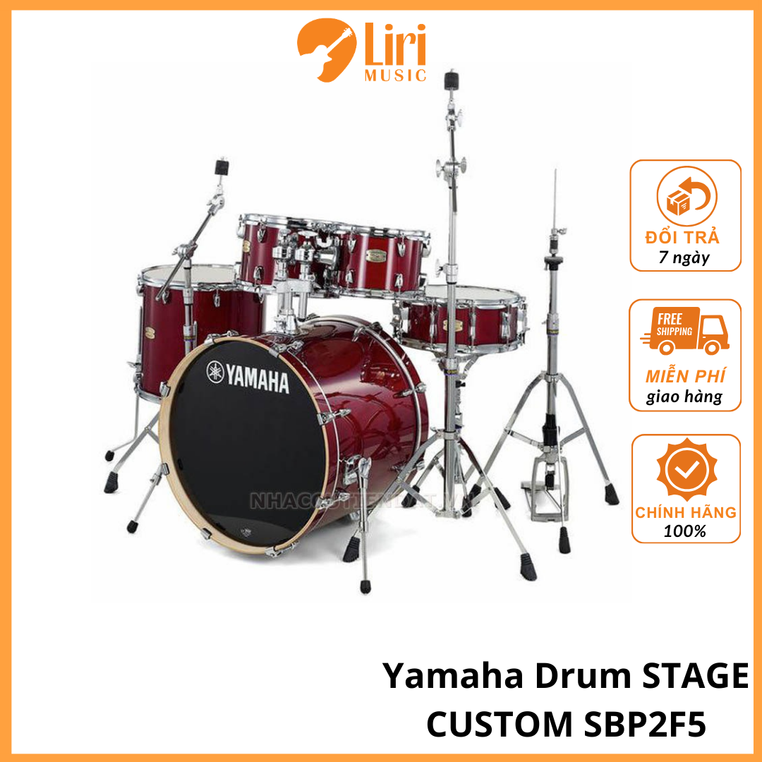 Bộ Trống Dàn Cơ Yamaha Drum STAGE CUSTOM SBP2F5