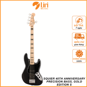 Đàn Guitar Bass Squier 40th Anniversary Precision Bass, Gold Edition S, Laurel Fingerboard - 4 Strings