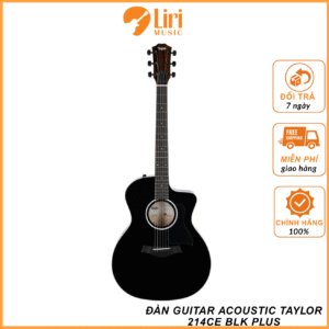 Đàn Guitar Acoustic Taylor 214CE BLK Plus