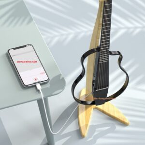 Đàn Guitar Silent Acoustic Natasha NBSG Black