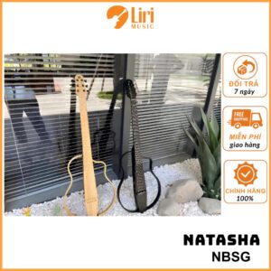 Đàn Guitar Silent Acoustic Natasha NBSG Black