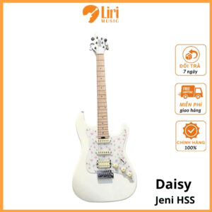 Đàn Guitar Điện Daisy Jeni HSS, Maple Fingerboard, White