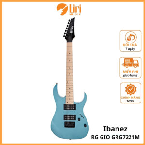 Đàn Guitar Điện 7-dây Ibanez RG GIO GRG7221M, Metallic Light Blue