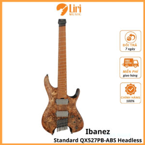 Đàn Guitar Điện 7-dây Ibanez Standard QX527PB-ABS Headless, Antique Brown Stained