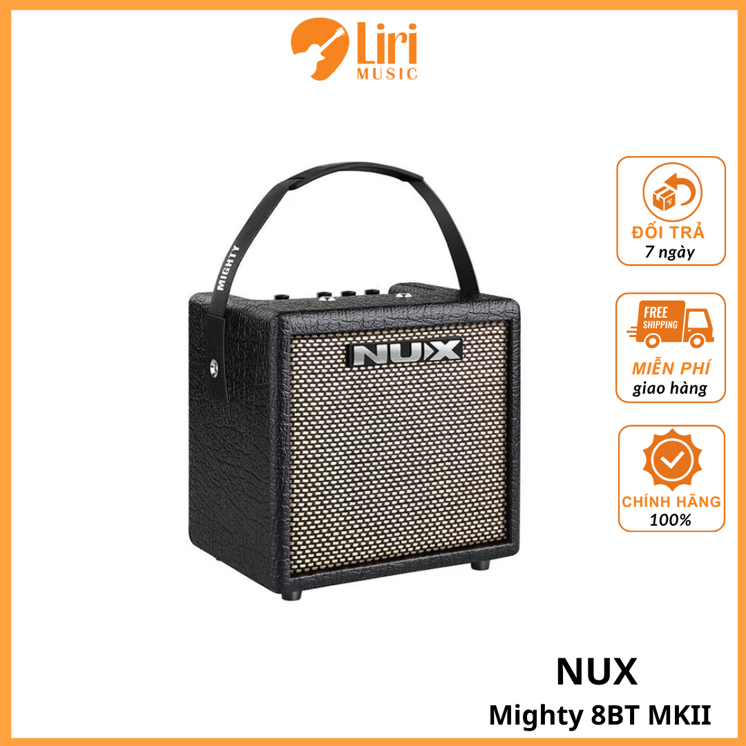 Amplifier Guitar Điện Nux Mighty 8BT MKII