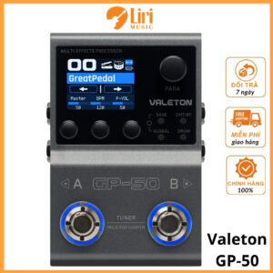 Pedal Guitar Valeton GP-50 Multi-FX, Amp & IR Loader Mini.