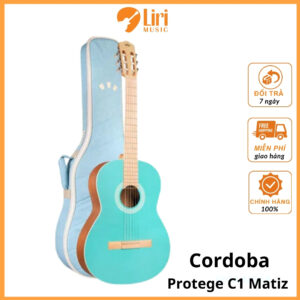 Đàn Guitar Classic Cordoba Protege C1 Matiz/Aqua w/Bag