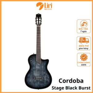 Đàn Guitar Silent Classic Cordoba Stage Black Burst