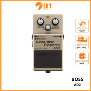 Pedal Guitar Boss AD-2 Acoustic Preamp