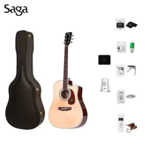 Đàn Guitar Acoustic Saga A1DC Pro