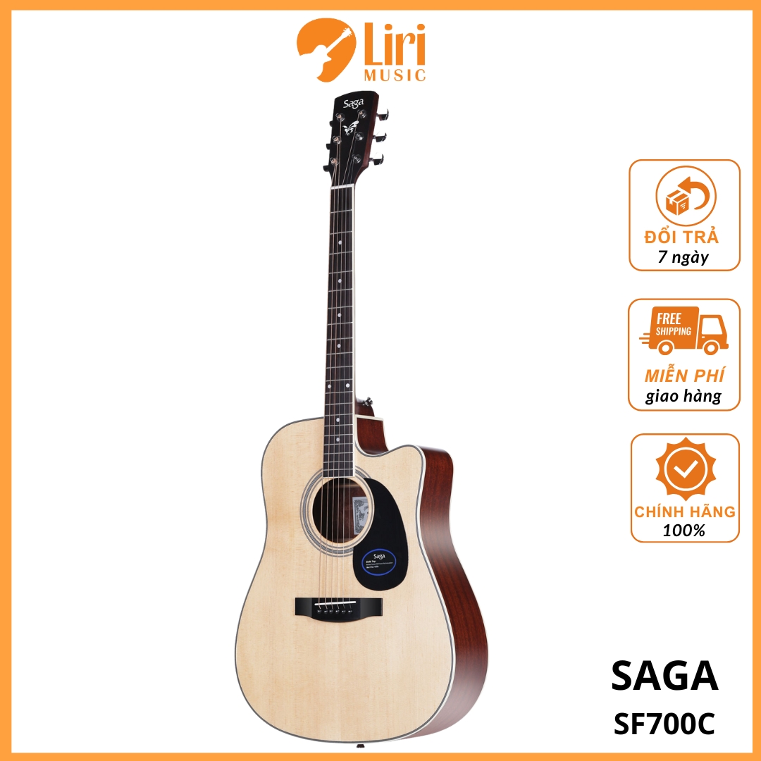 ĐÀN ACOUSTIC SAGA SF700C
