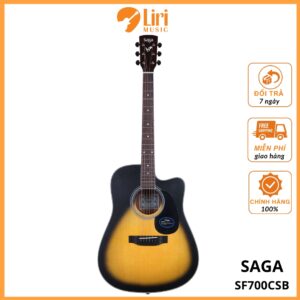 ĐÀN ACOUSTIC SAGA SF700CSB