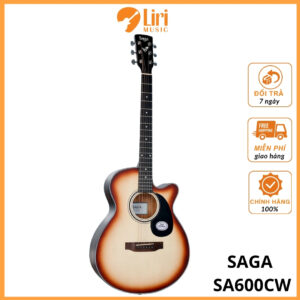 Đàn Guitar Acoustic SAGA SA600CW
