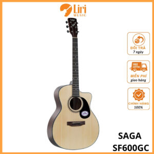 Đàn Guitar Acoustic SAGA SF600GC