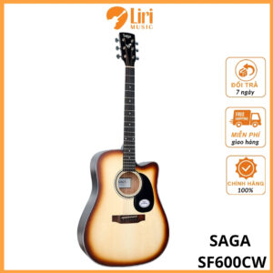 Đàn Guitar Acoustic SAGA SF600CW