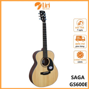 Đàn Guitar Acoustic Saga GS600E