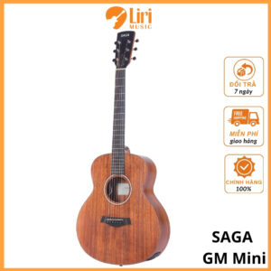 Đàn Guitar Acoustic Saga GM Mini