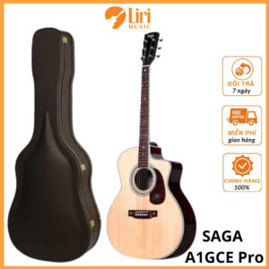 Đàn Guitar Acoustic Saga A1GCE Pro