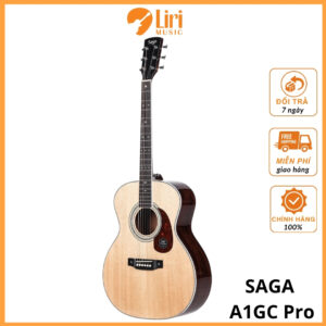 Đàn Guitar Acoustic Saga A1GC Pro