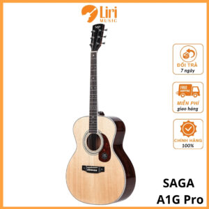 Đàn Guitar Acoustic Saga A1G Pro