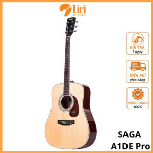 Đàn Guitar Acoustic Saga A1DE Pro