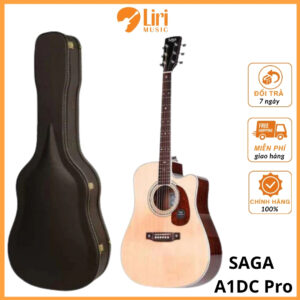 Đàn Guitar Acoustic Saga A1DC Pro