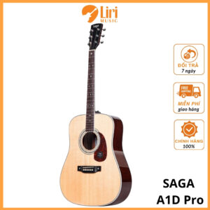 Đàn Guitar Acoustic Saga A1D Pro