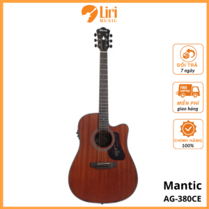Đàn Guitar Acoustic Mantic AG-380CE