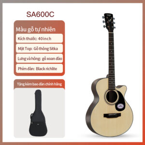 Đàn Guitar Acoustic SAGA SA600C