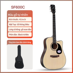 Đàn Guitar Acoustic SAGA SF600C