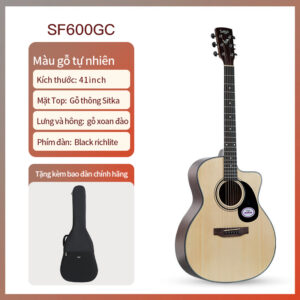Đàn Guitar Acoustic SAGA SF600GC