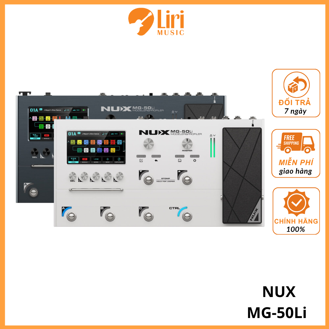 Multi Effect Pedal Guitar NUX MG-50Li
