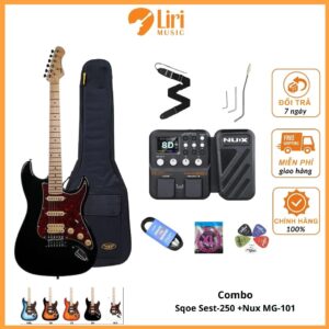 Combo Guitar Điện Sqoe SEST250 + NUX MG-101